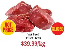 Farmer Jack's WA Beef Fillet Steak offer