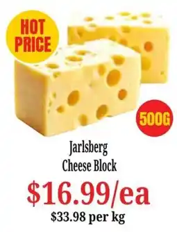 Farmer Jack's Jarlsberg Cheese Block offer