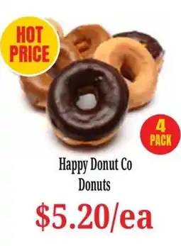 Farmer Jack's Happy Donut Co Donuts offer