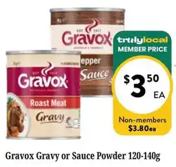 Farmer Jack's Gravox Gravy or Sauce Powder offer