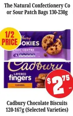 Farmer Jack's Cadbury Chocolate Biscuits offer