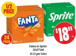 Farmer Jack's Fanta or Sprite offer