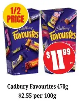Farmer Jack's Cadbury Favourites offer