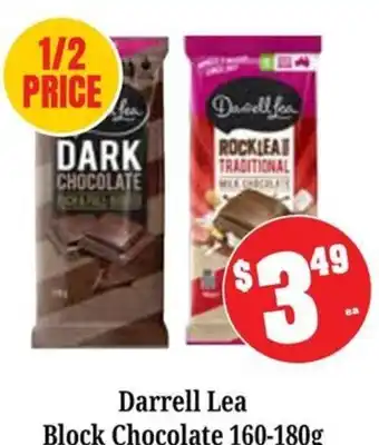 Farmer Jack's Darrell Lea Block Chocolate offer