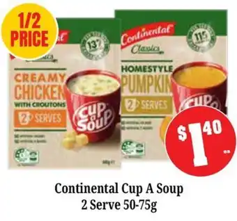 Farmer Jack's Continental Cup A Soup offer