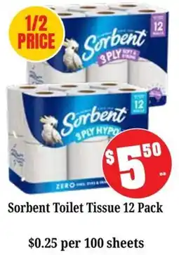 Farmer Jack's Sorbent Toilet Tissue offer