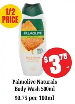 Farmer Jack's Palmolive Naturals Body Wash offer