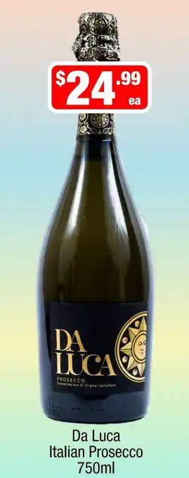 Liquor Stax Da Luca Italian Prosecco offer