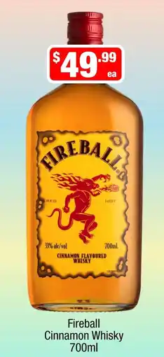 Liquor Stax Fireball Cinnamon Whisky offer