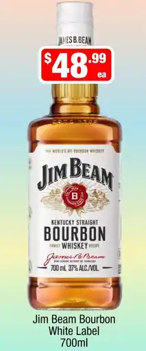 Liquor Stax Jim Beam Bourbon White Label offer
