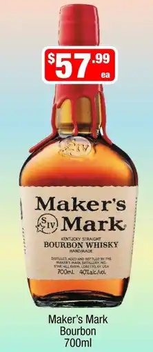 Liquor Stax Maker's Mark Bourbon offer