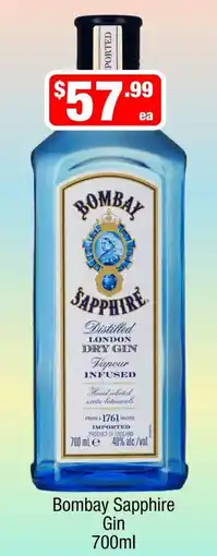 Liquor Stax Bombay Sapphire Gin offer