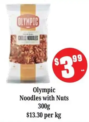 Farmer Jack's Olympic Noodles with Nuts offer