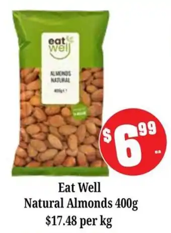 Farmer Jack's Eat Well Natural Almonds offer