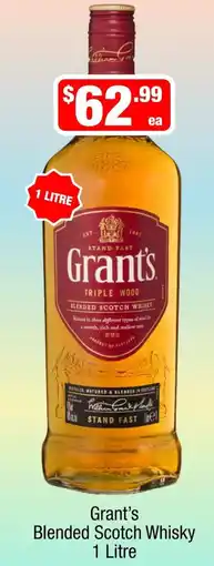 Liquor Stax Grant's Blended Scotch Whisky offer