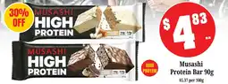 Farmer Jack's Musashi High Protein offer
