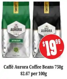 Farmer Jack's Caffé Aurora Coffee Beans offer