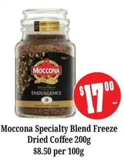 Farmer Jack's Moccona Specialty Blend Freeze Dried Coffee offer