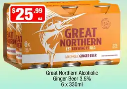 Liquor Stax Great Northern Alcoholic Ginger Beer offer