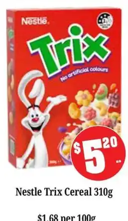 Farmer Jack's Nestle Trix Cereal offer