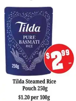 Farmer Jack's Tilda Steamed Rice Pouch offer