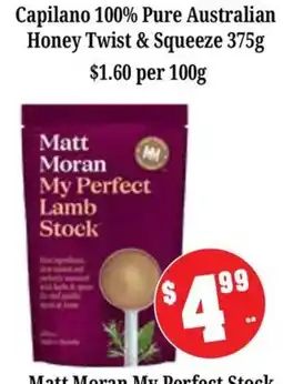 Farmer Jack's Matt Moran My Perfect Stock offer