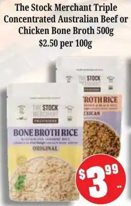 Farmer Jack's The Stock Merchant Bone Broth Rice offer