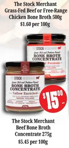 Farmer Jack's The Stock Merchant Bone Broth Concentrate offer