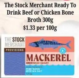 Farmer Jack's The Stock Merchant Mackerel offer