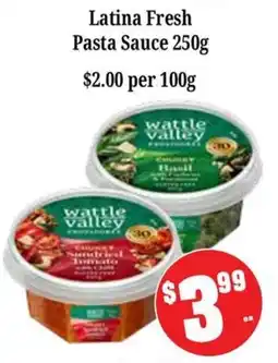 Farmer Jack's Wattle Valley Pasta Sauce offer