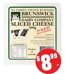Farmer Jack's Brunswick Sliced Cheese offer