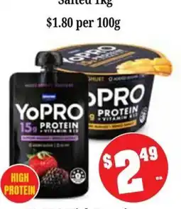 Farmer Jack's Yopro Protein offer