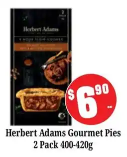 Farmer Jack's Herbert Adams Gourmet Pies offer