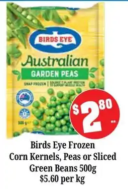 Farmer Jack's Birds Eye Australian Garden Peas offer