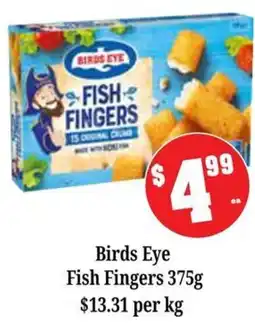 Farmer Jack's Birds Eye Fish Fingers offer