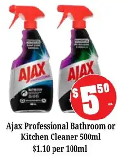 Farmer Jack's Ajax Professional Bathroom or Kitchen Cleaner offer