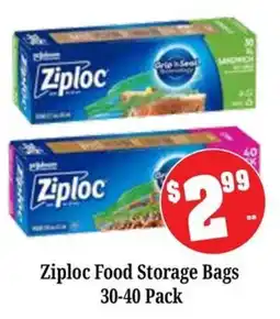Farmer Jack's Ziploc Food Storage Bags offer