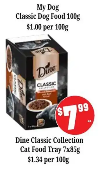 Farmer Jack's Dine Classic Collection Cat Food Tray offer
