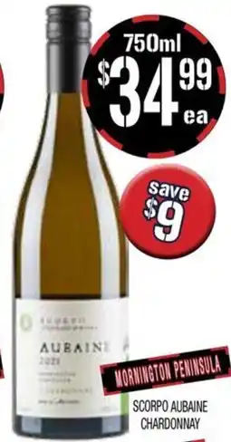 Farmer Jack's Scorpo Aubaine Chardonnay offer