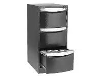 Officeworks Stilford 3 Drawer Filing Cabinet Graphite offer