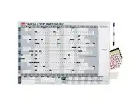 Officeworks Sasco FY21/22 Wall Planner 870x610mm offer