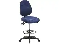 Officeworks Pago Matrix II High Back Drafting Chair Dark Navy offer