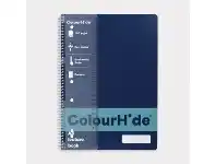 Officeworks ColourHide A4 Lecture Book 140 Pages Navy offer