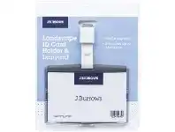J.Burrows ID Holder with Lanyard Landscape Grey