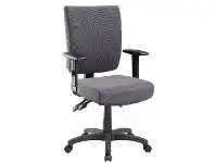 Officeworks Pago Flash II Deluxe Heavy-Duty Ergonomic Chair with Arms Charcoal offer
