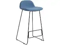 Officeworks Polo Heavy Duty Stool with Black Base and Navy Fabric Seat offer