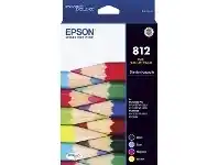 Officeworks Epson 812 DURABrite Ultra Ink Cartridge Value Pack offer