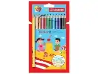 Officeworks Stabilo Trio Thick Pencils 12 Pack offer