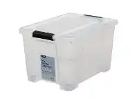 Officeworks J.Burrows 32L Storage Container Clear offer