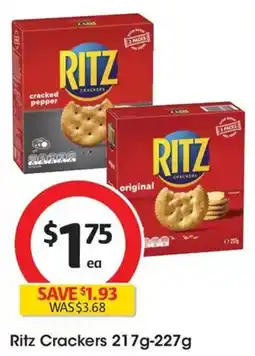 Coles Ritz Crackers offer